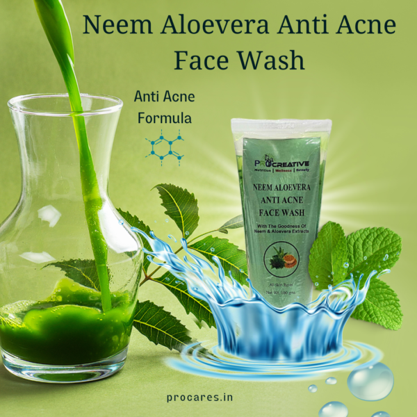 NEEM & ALOEVERA ANTI ACNE FACE WASH