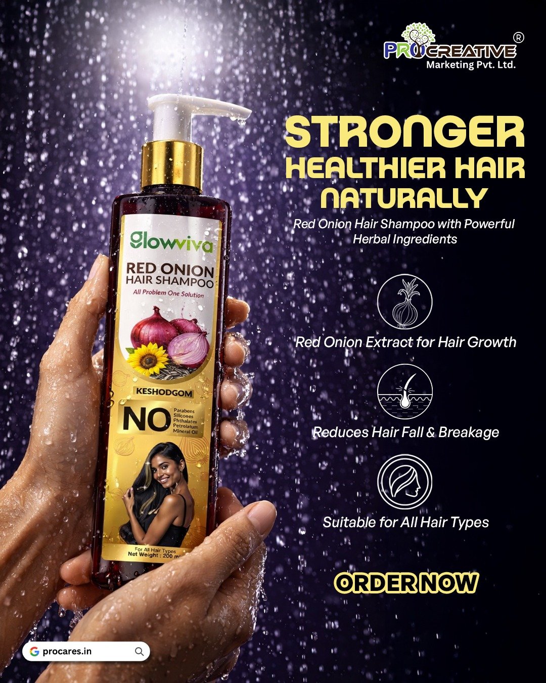 RED ONION HAIR SHAMPOO