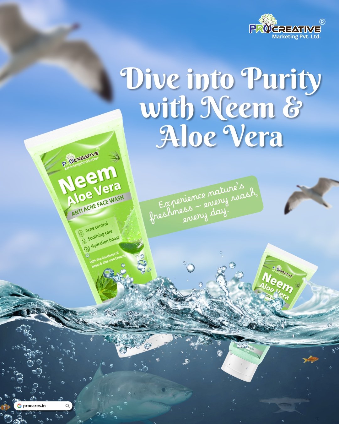 NEEM & ALOEVERA ANTI ACNE FACE WASH
