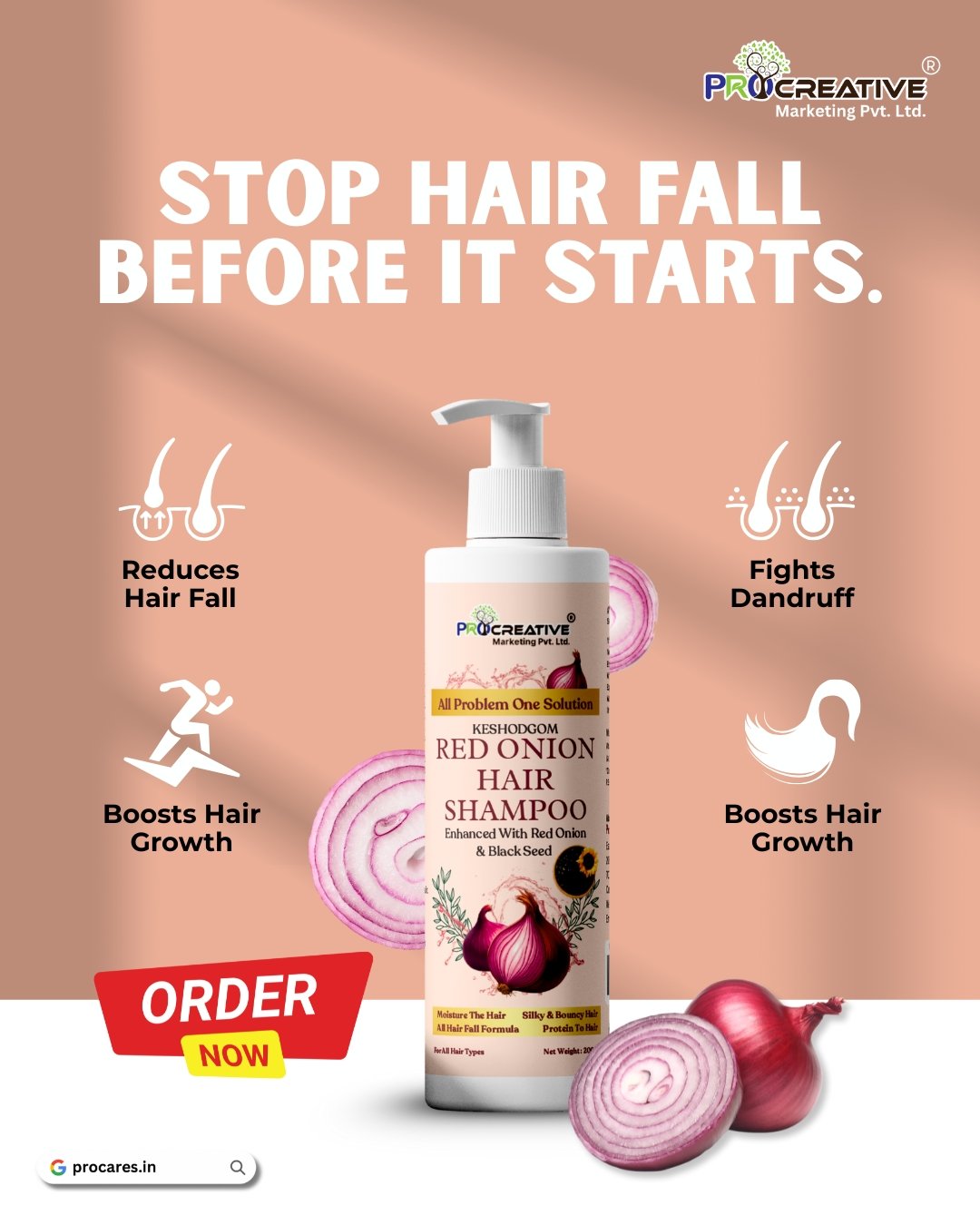 RED ONION HAIR SHAMPOO