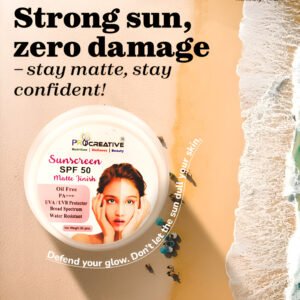 SUNSCREEN SPF 50 MATTE FINISH