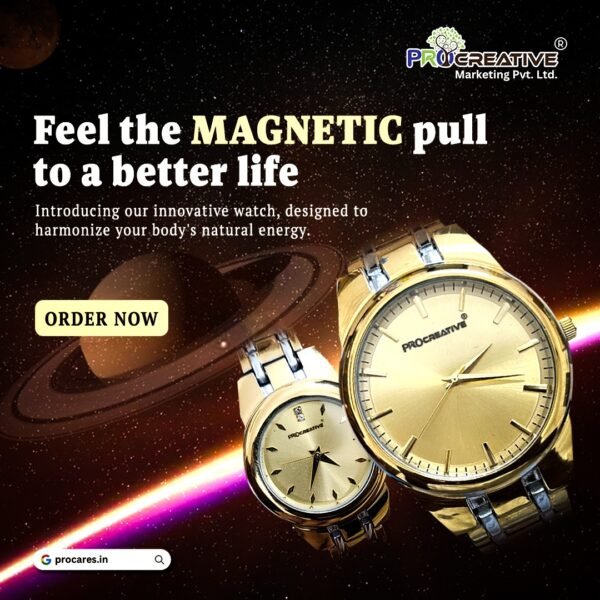 OSV Bio Magnetic Pair Wrist Watch